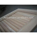 China supplier painting single louver door lowes pine wood door